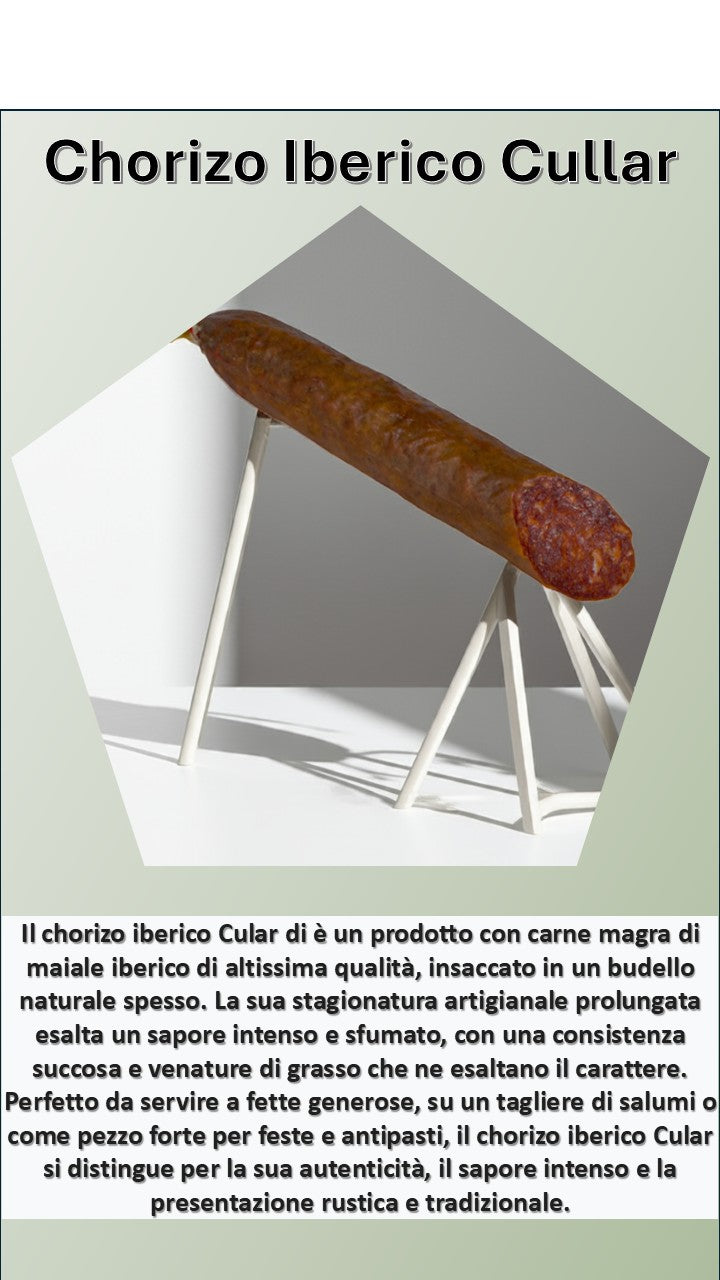 CHORIZO IBERICO 80 GRAMMI AFFETTATO SOTTOVUOTO