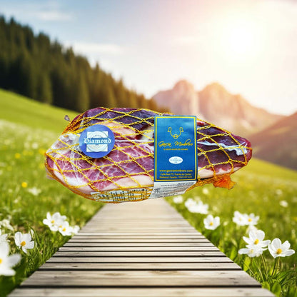 PROSCIUTTO PATA NEGRA IBERICO DI BELLOTA. DISOSSATO. 36 MESI DI STAGIONATURA