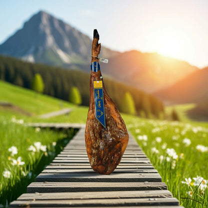 PROSCIUTTO PATA NEGRA DIAMOND. IBERICO DI BELLOTA. INTERO DI 8.5 kg. 36 MESI DI STAGIONATURA