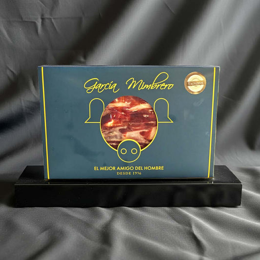 PROSCIUTTO PATA NEGRA 100 % IBERICO D.O.P TAGLIATO A COLTELLO – 40 MESI DI STAGIONATURA – IN CONFEZIONE DI 80 GRAMMI