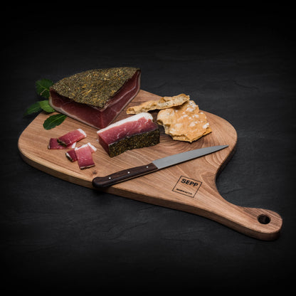 SEPP' Speckbrettl 100% Südtiroler Nuss-Massivholz