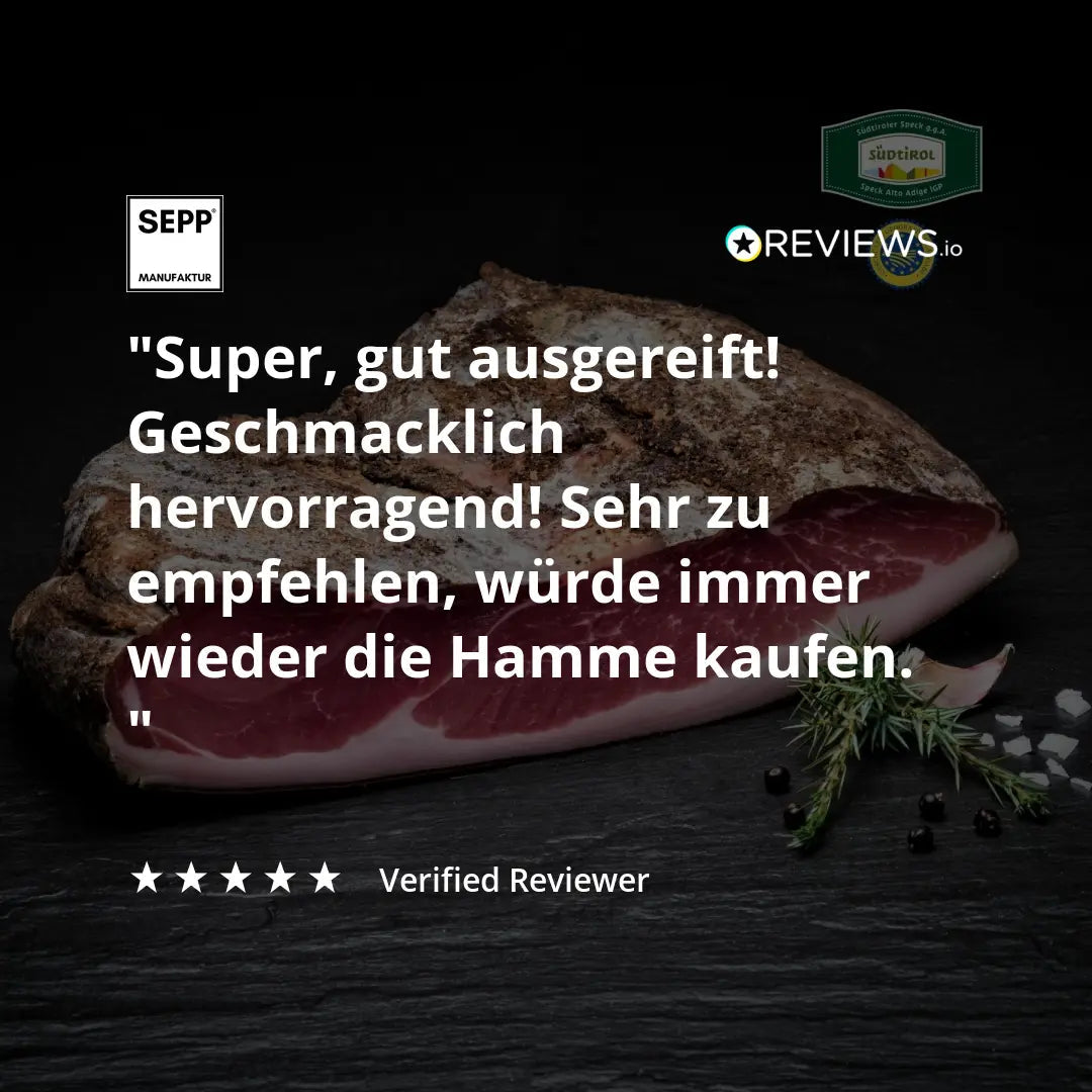 SEPP' Südtiroler Speck g.g.A. - 'Die Halbe Hamme'