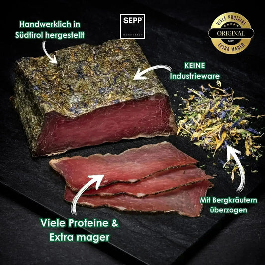 SEPP' Bergkräuterstückl - Viele Proteine & Extra mager - Premium