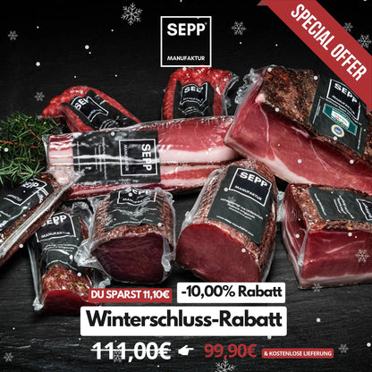 SEPP' Degustationspaket 'geräuchert' - Versand kostenlos